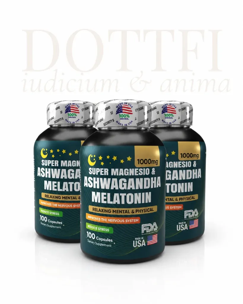 Super Magnesio & Melatonina Ashwagandha X3 (potes)
